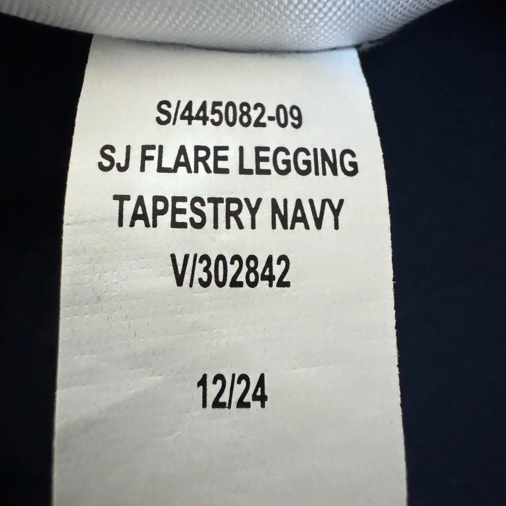 GAP KIDS YOGA Flare COTTON Pull On Legging XXL 14-16 NAVY BLUE Uniform #445082